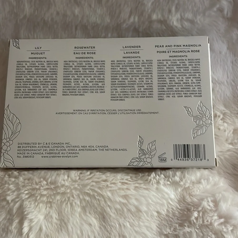 Crabtree & Evelyn hand therapy Set of 4